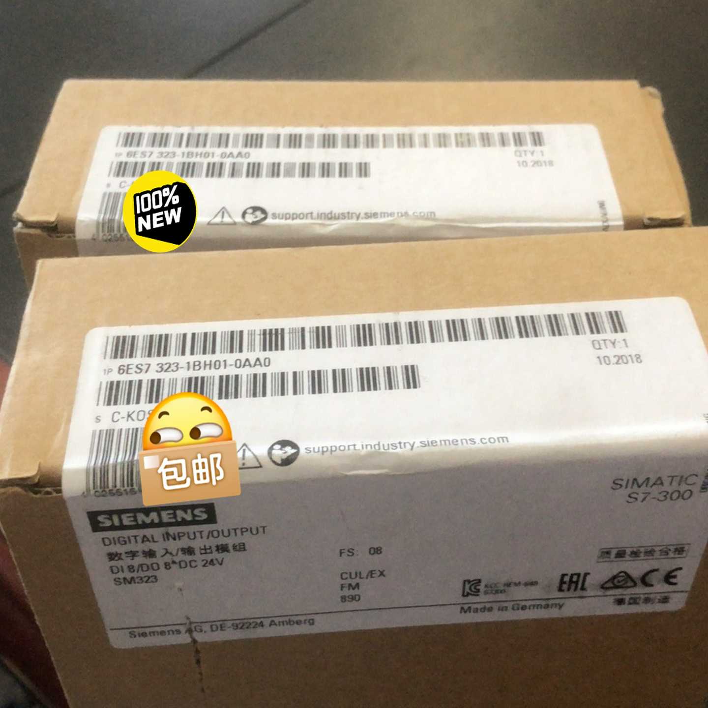 未开封6ES7323-1BH01-0AA0产品质保一年询价