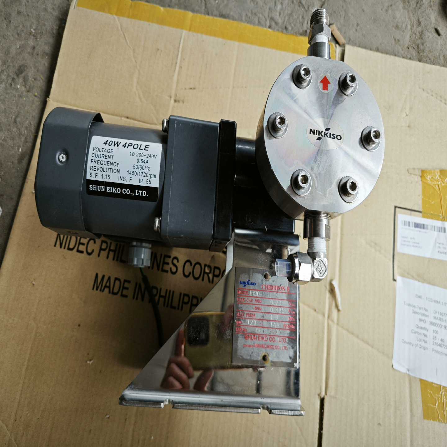 NIKKISO日机装BX30-隔膜计量水泵，正常使用有一个[浩蓉商户]