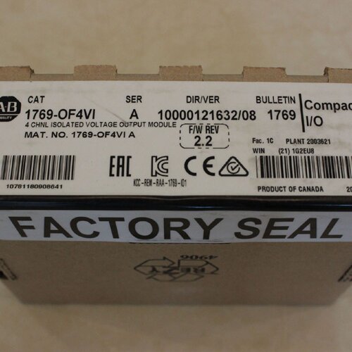 议价罗克韦尔CompactLogix系列I/O 1769-OF4CI AB全新1769OF4CI