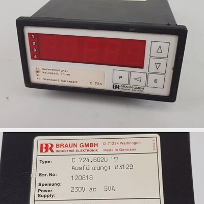 PP4569 Prozessregler Braun C 724.6020 M2 230V AC