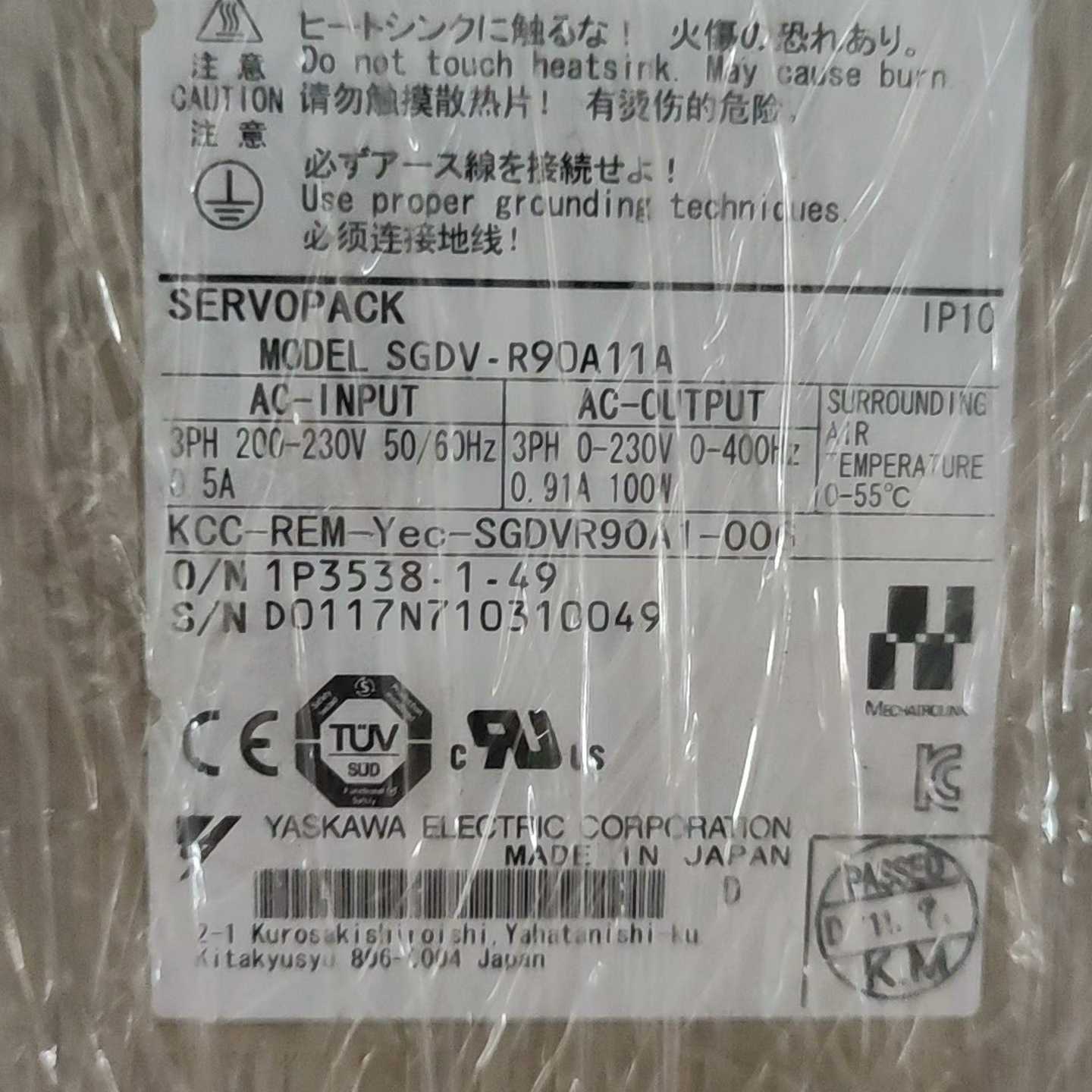 安川SGDV-R90A11A（电子设备）