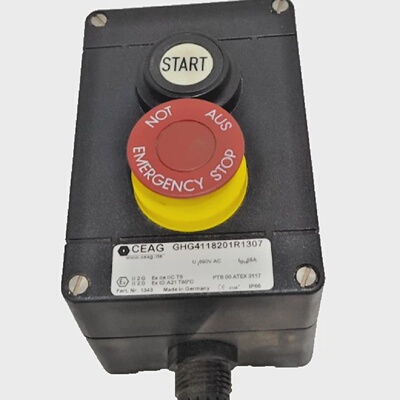 *NEW NO BOX* CEAG GHG4118201R1307 Pushbutton Control Station