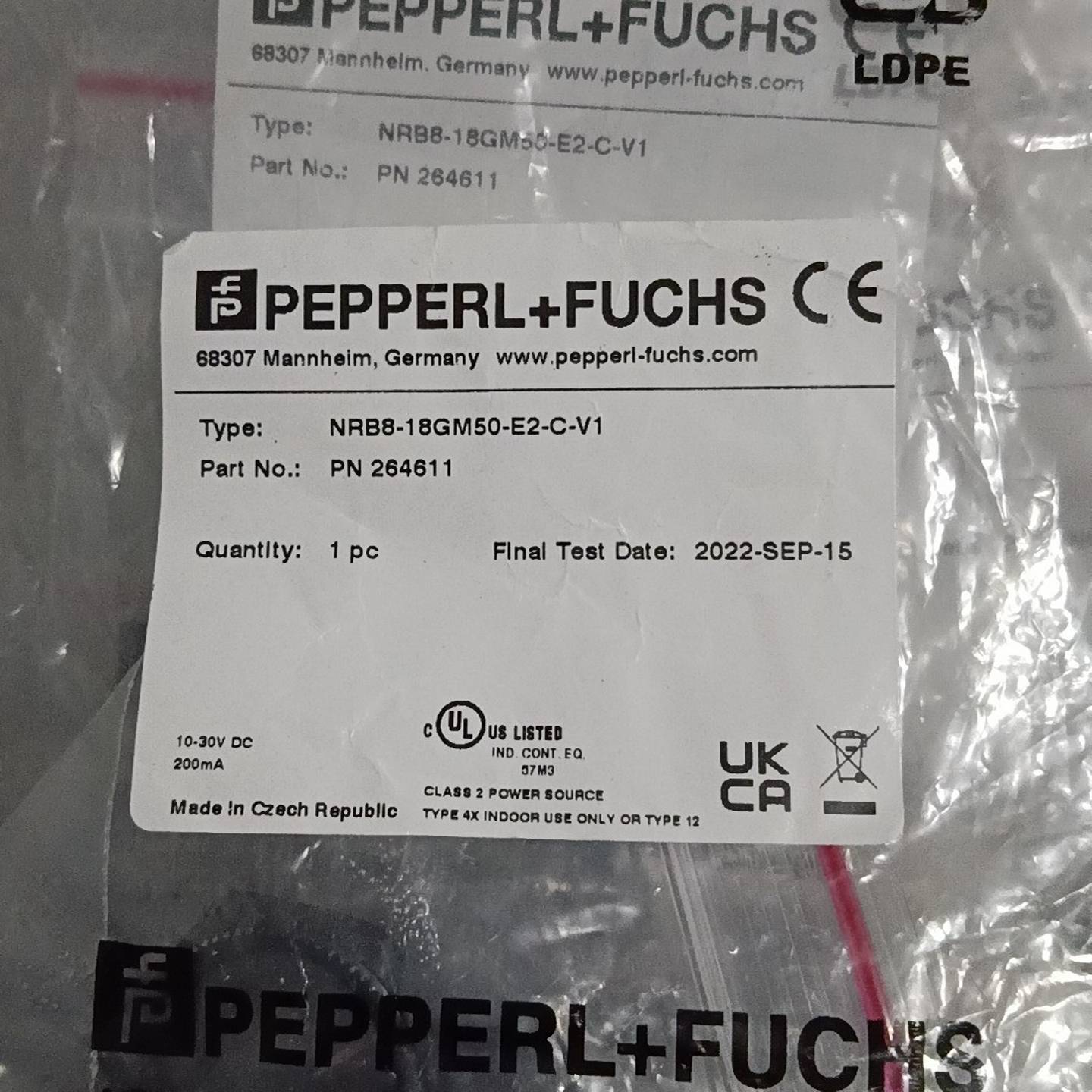 议价倍加福传感器 NRB8-18GM50-E2-C-V1