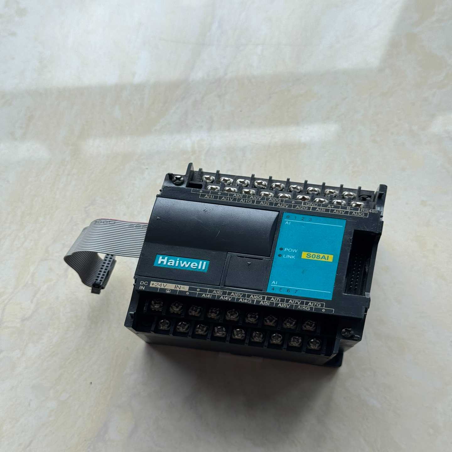 海为PLC模块S08AI24V供电