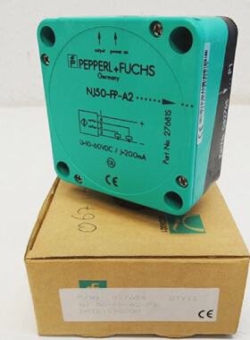 PepperlFuchs NJ50FPA2P1 No. 027684 Induktiver Sensor unusedO