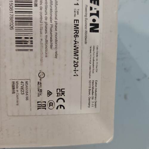 议价伊顿EMR6-AWM720-I-1监测继电器