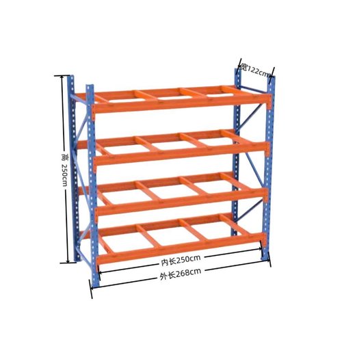 定制重型货架工业金属布匹模具架加厚大型仓库库房仓储托盘多层展