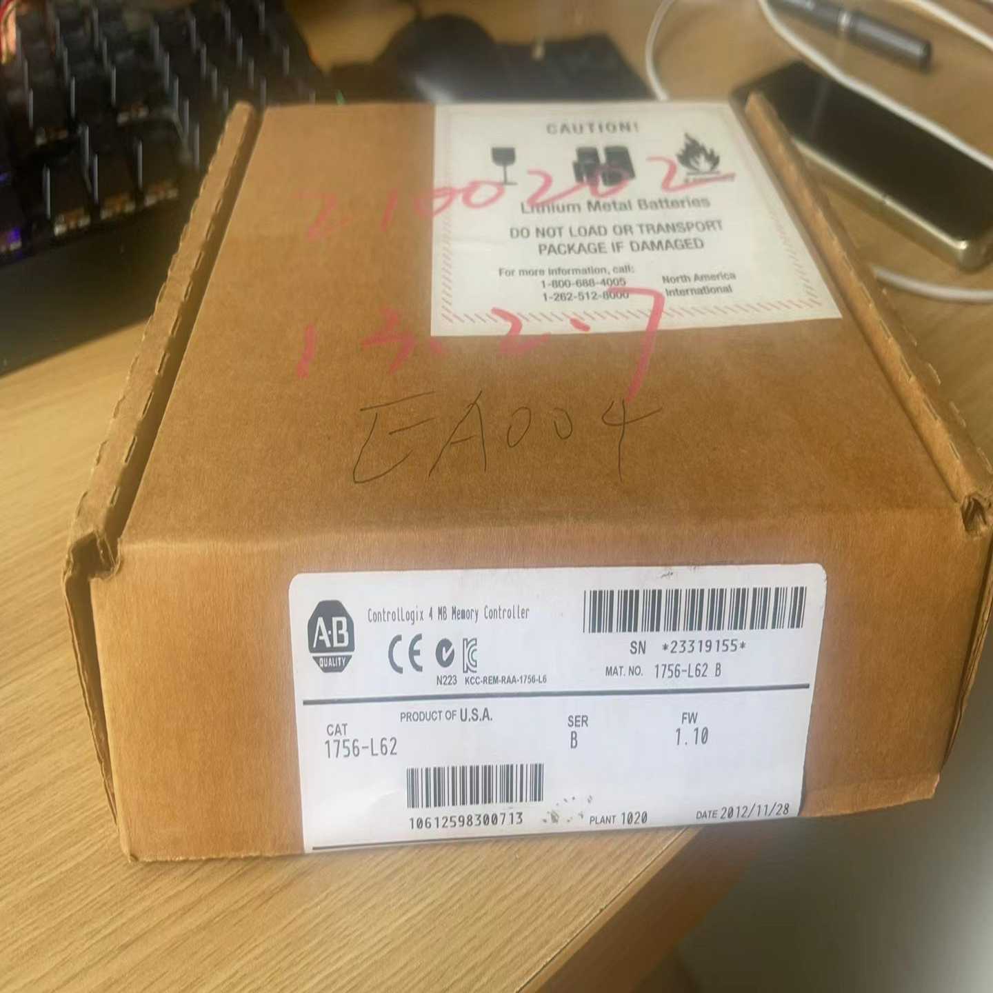 ABCPU模块1756-L62原标未开封询价