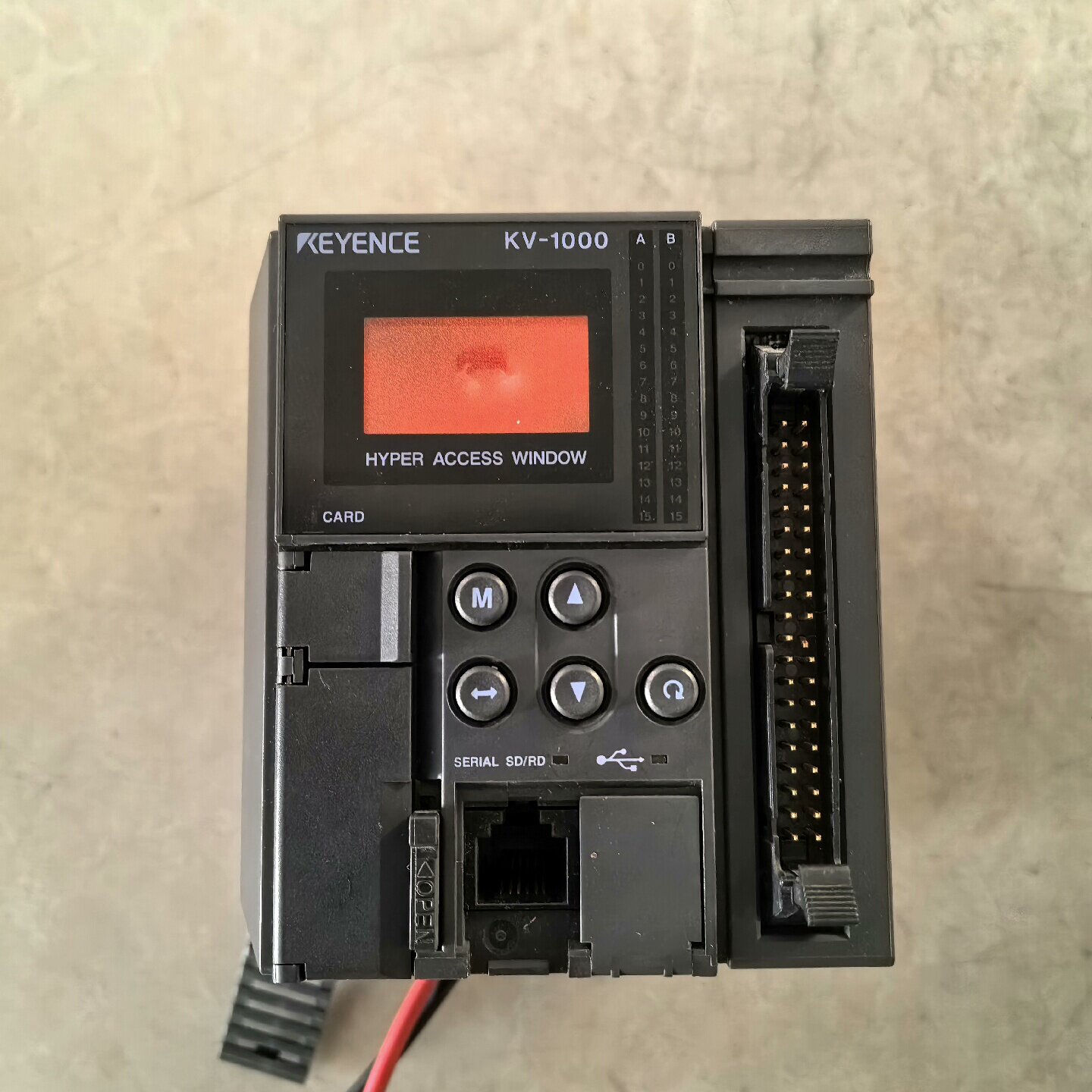 议价基恩士PLC控制器KV1000原装无修暴力拆机的无破损议价