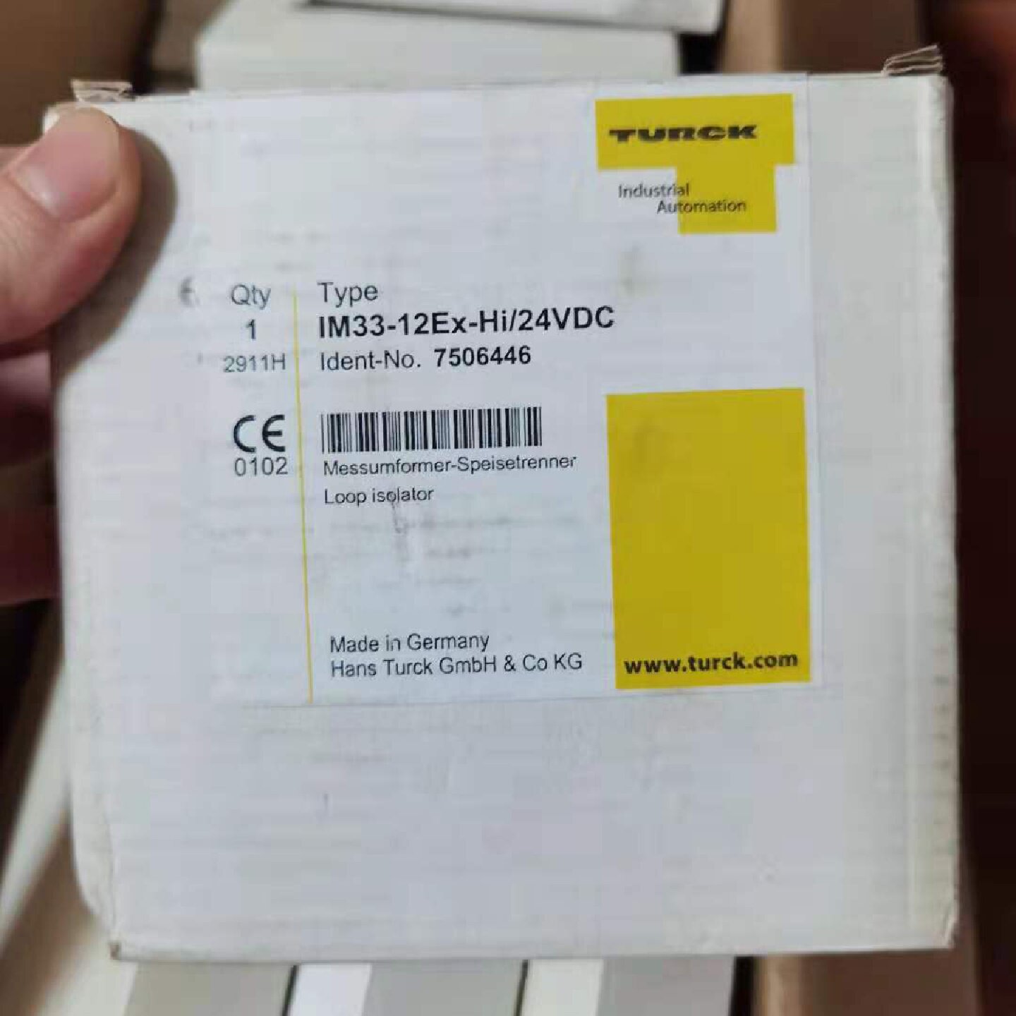 议价现货库存IM33-12Ex-Hi/24VDC德国图尔克隔离转换器安全栅全新