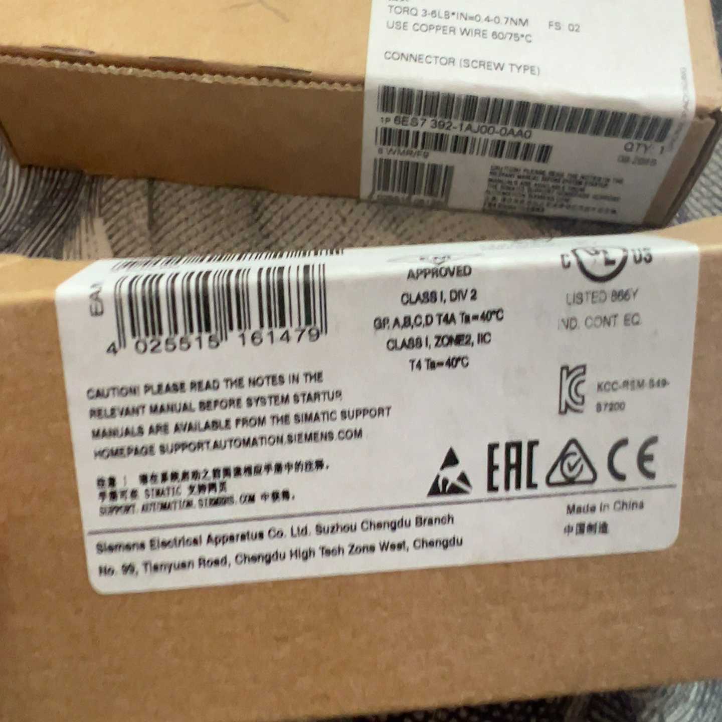 西门子插头/延长电缆6ES7392-1AJ00-0AA0--议价商品