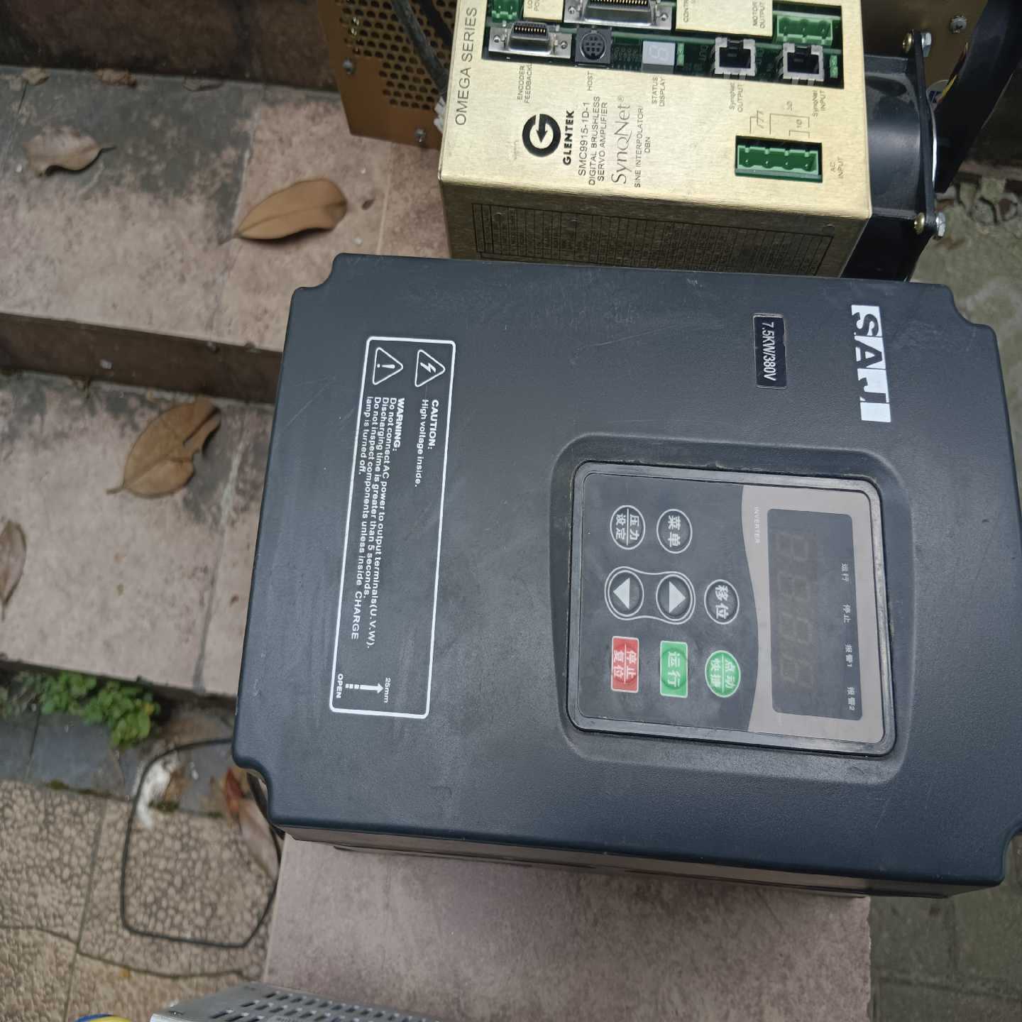 三晶变频器8100-4t7r5pb测试好实物图拍摄7.5询价