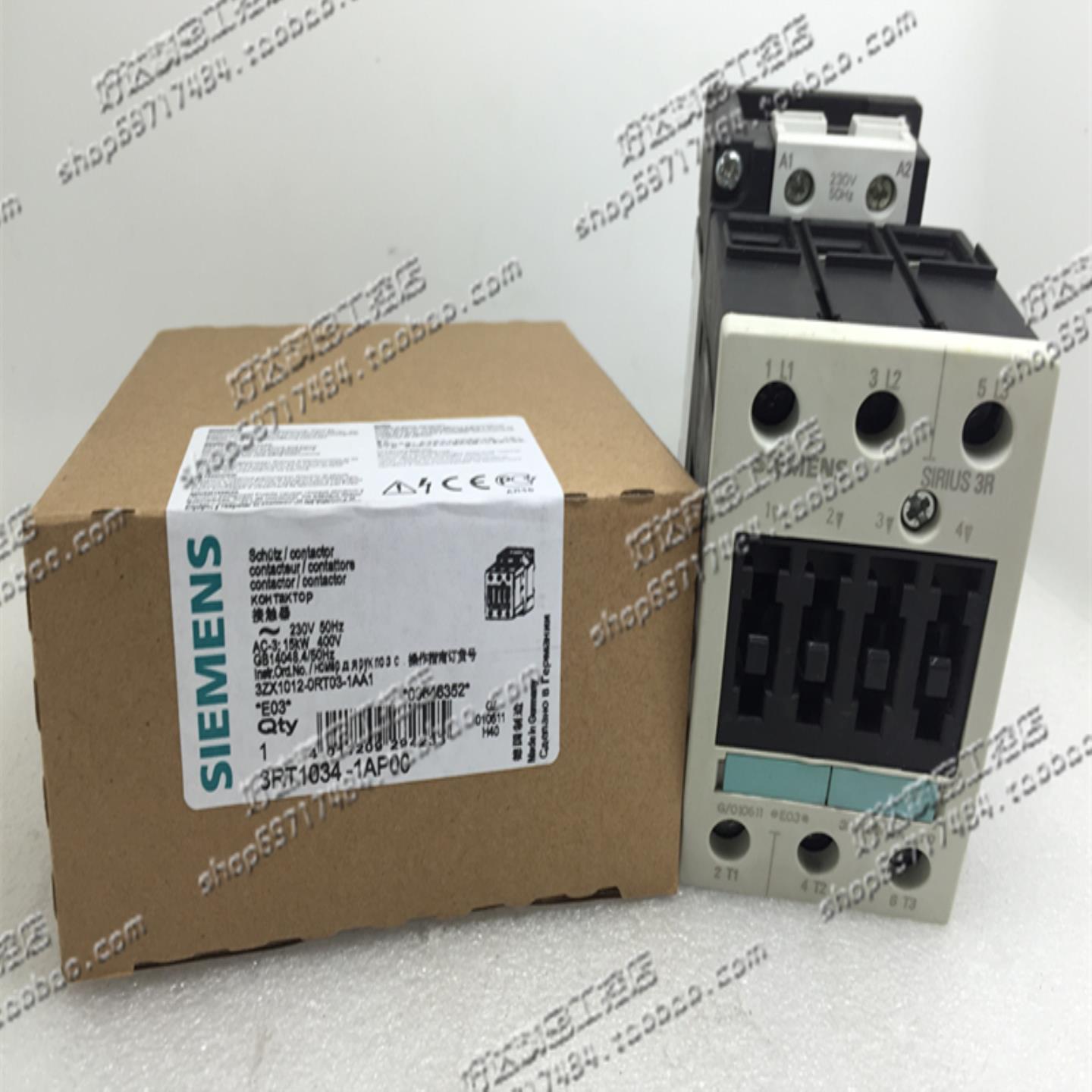原装正品西门子接触器3RT1034-1A..03RT1034-1AP00AC230V现货