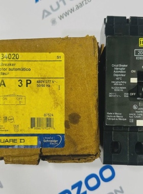 1PC Nuevo Interruptor Automtico Miniatura De 20A 3 Polos Cua