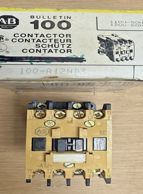 ALLEN-BRADLEY100-A12ND3CONTACTORSERIESB12A110-120V*NE