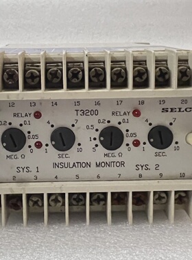 SELCOT320000绝缘监控继电器240V交流电