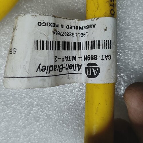 询价/AB工业级线缆型号889NM7AF2黄色线身带黑色