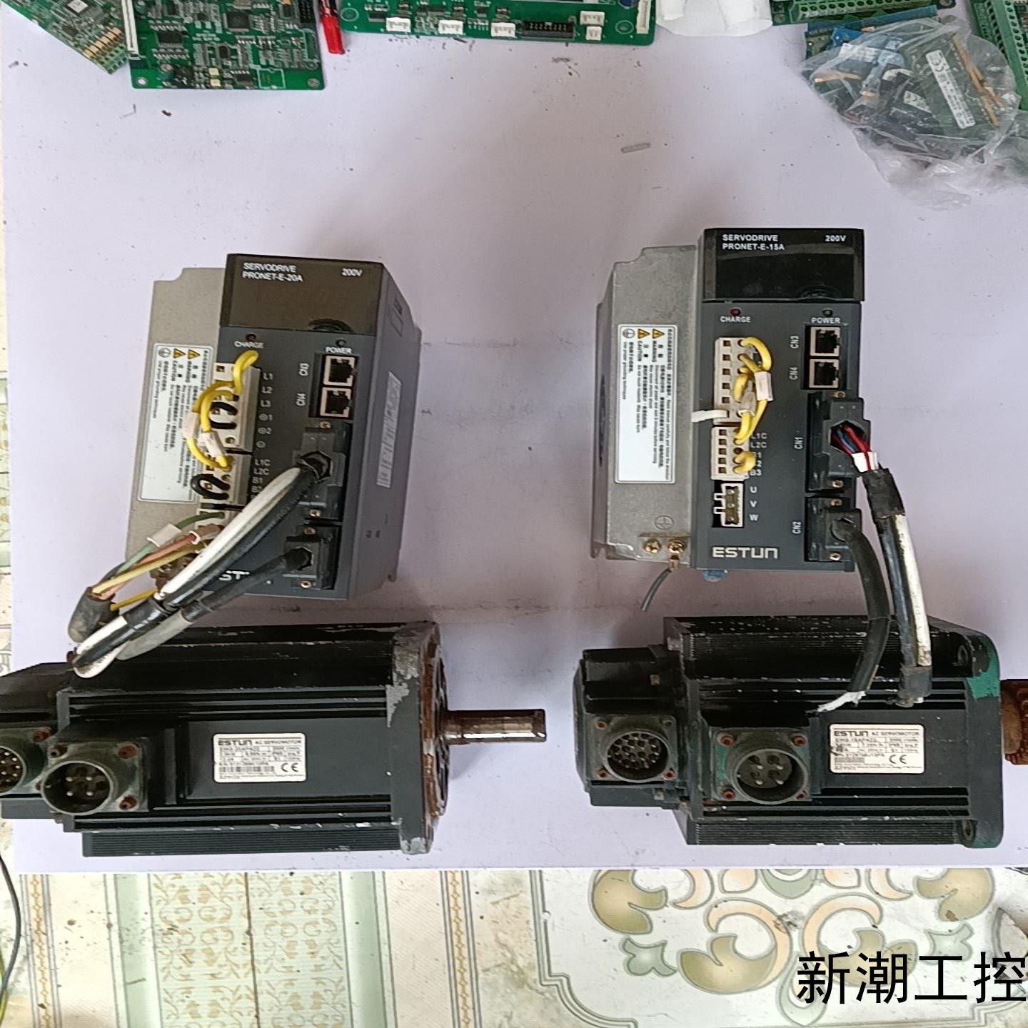 埃斯顿伺服驱动器电机拆机2套2kw一套驱动器PR0NET-议价商品