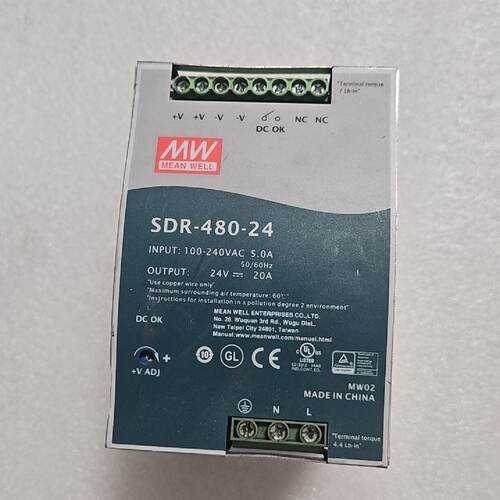 明纬SDR-480-24开关电源，输入电压100-240VA议价