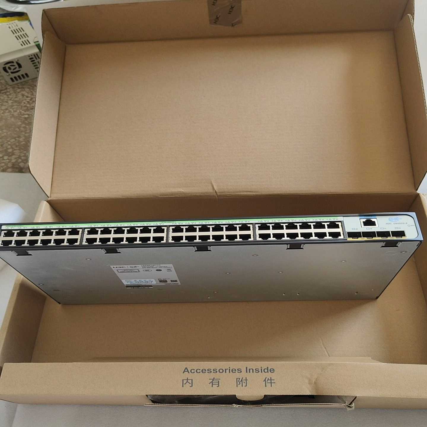 华三H3C小贝优选48口千兆交换机型号:新华三H3CUS--议价商品