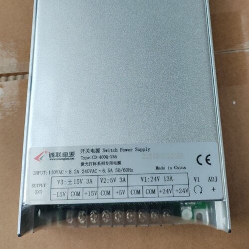 诚联电源CD-400Q-24A激光设备电源24V13A 5V3A15V3A全新400W