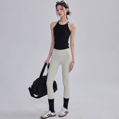 一体式瑜伽背心女2026外穿运动无袖健身上衣普拉提训练美背吊带新