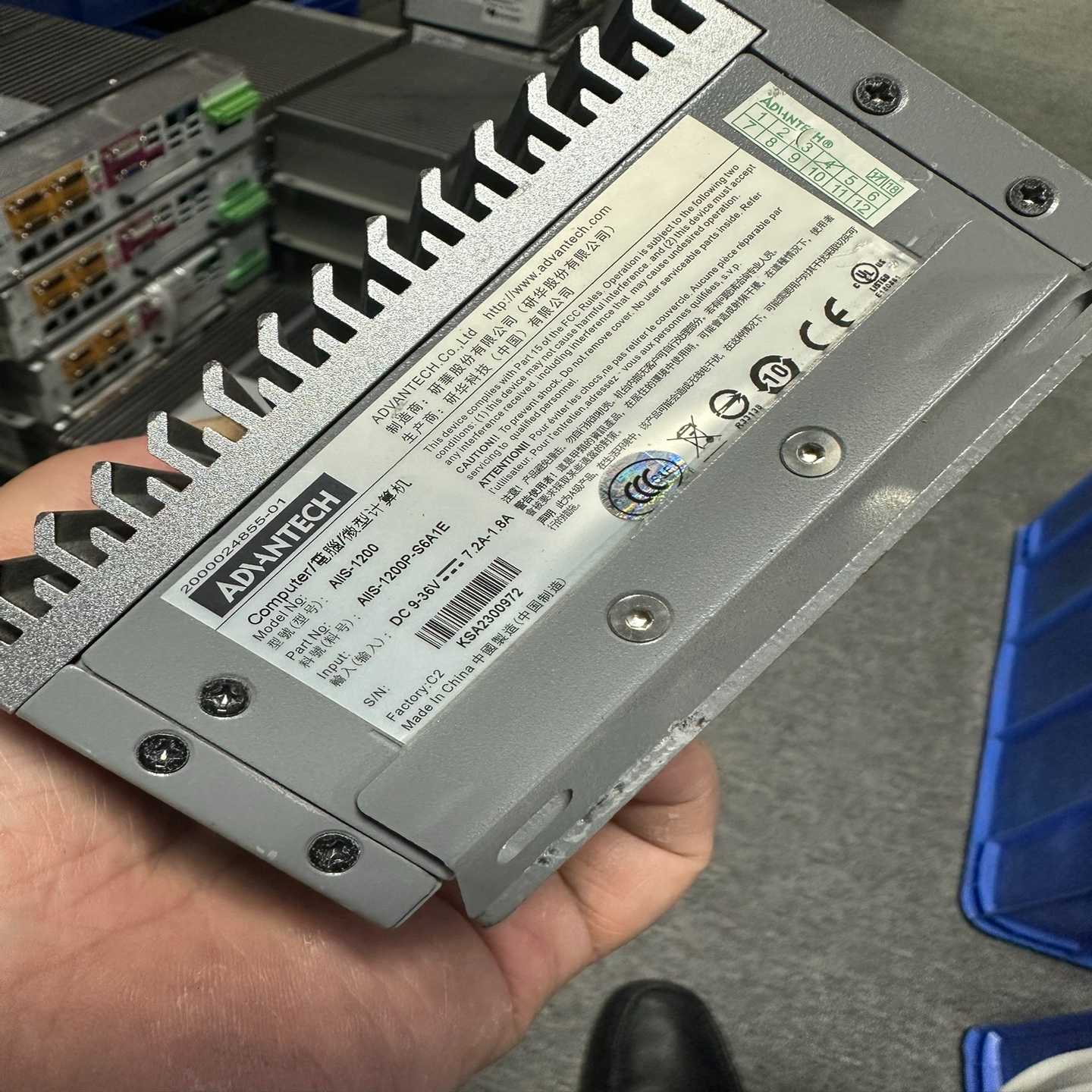 研华原装AllS-1200P迷你工控电脑主机N31608--议价商品