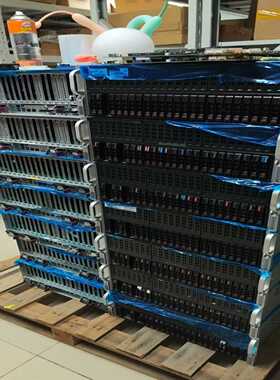 整机下架8卡显卡GPU服务器超微4028GRTR八路--议价商品