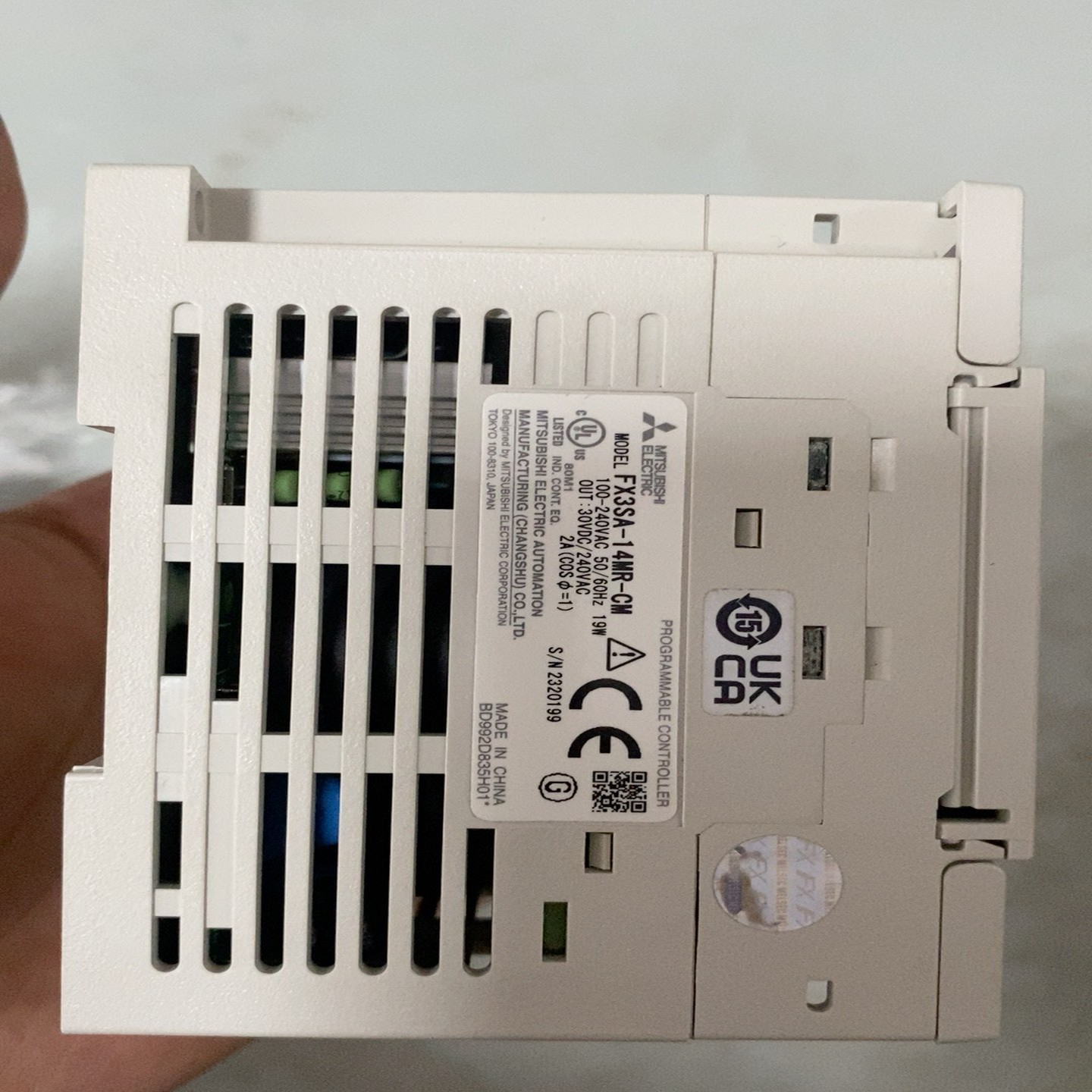 三菱PLCFX3SA-14MR-CM,原装正品,实物拍摄,--议价商品