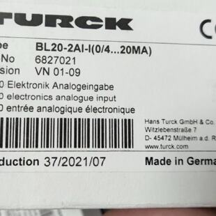 正品 I全新原装 2AI 议价图尔克模块BL20