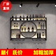 铁艺吧台酒架挂墙展示柜酒吧置物架墙上餐厅壁挂式 现代简约多层架