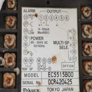 询价OHKURAEC5515B00温度控制器 有两台
