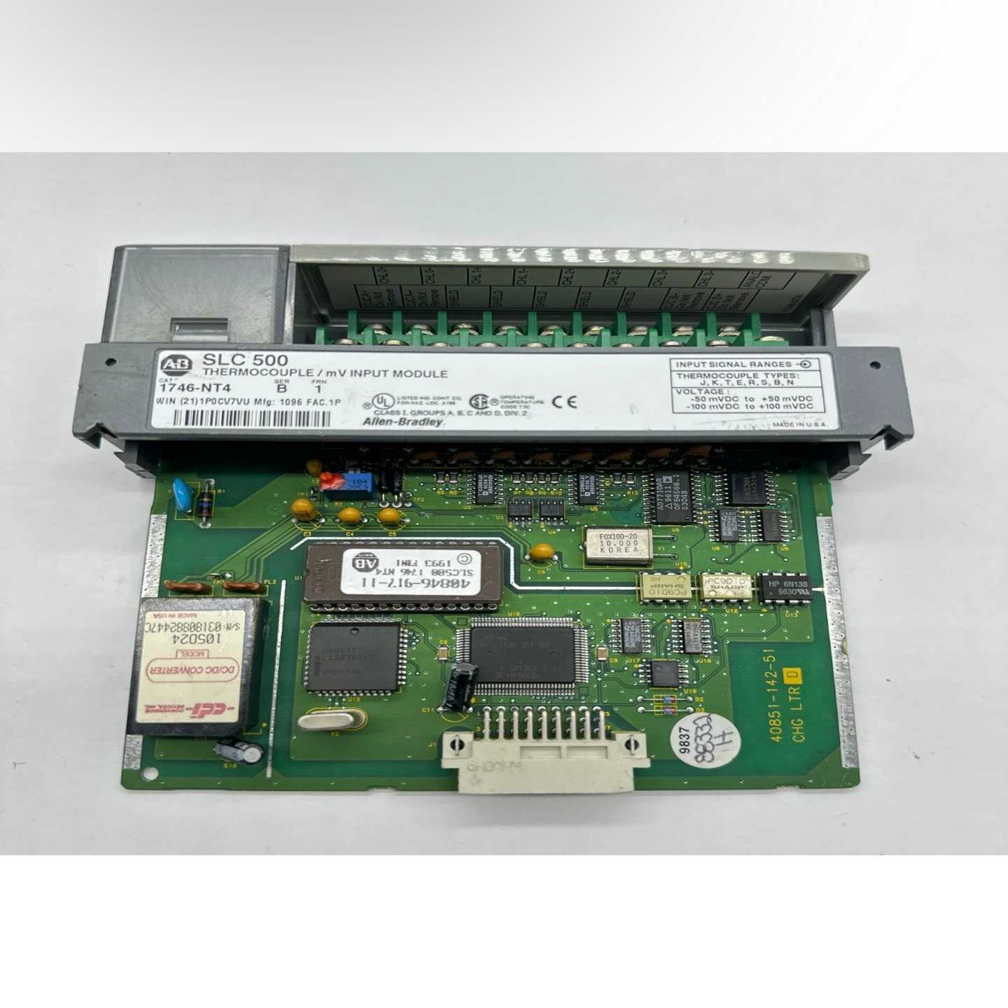 询价SLC500热电偶/mV输入模块，型号1746-NT4，