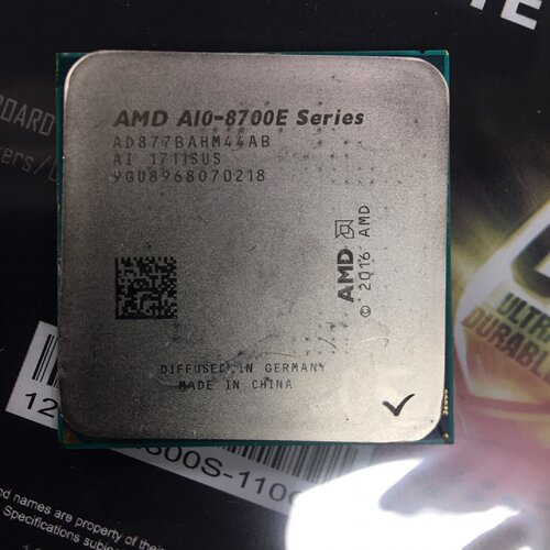 【询价】A10 8700 AM4 四核处理器 支持Ａ320M主板使用