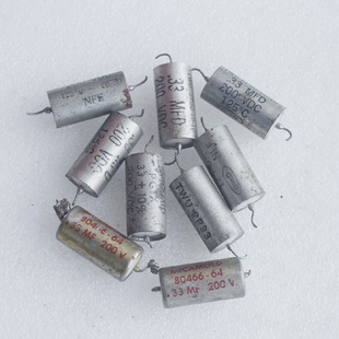 美国USA拆机C-DMICMOLDGOOD0.33uf200V音响胆机油浸耦合电容