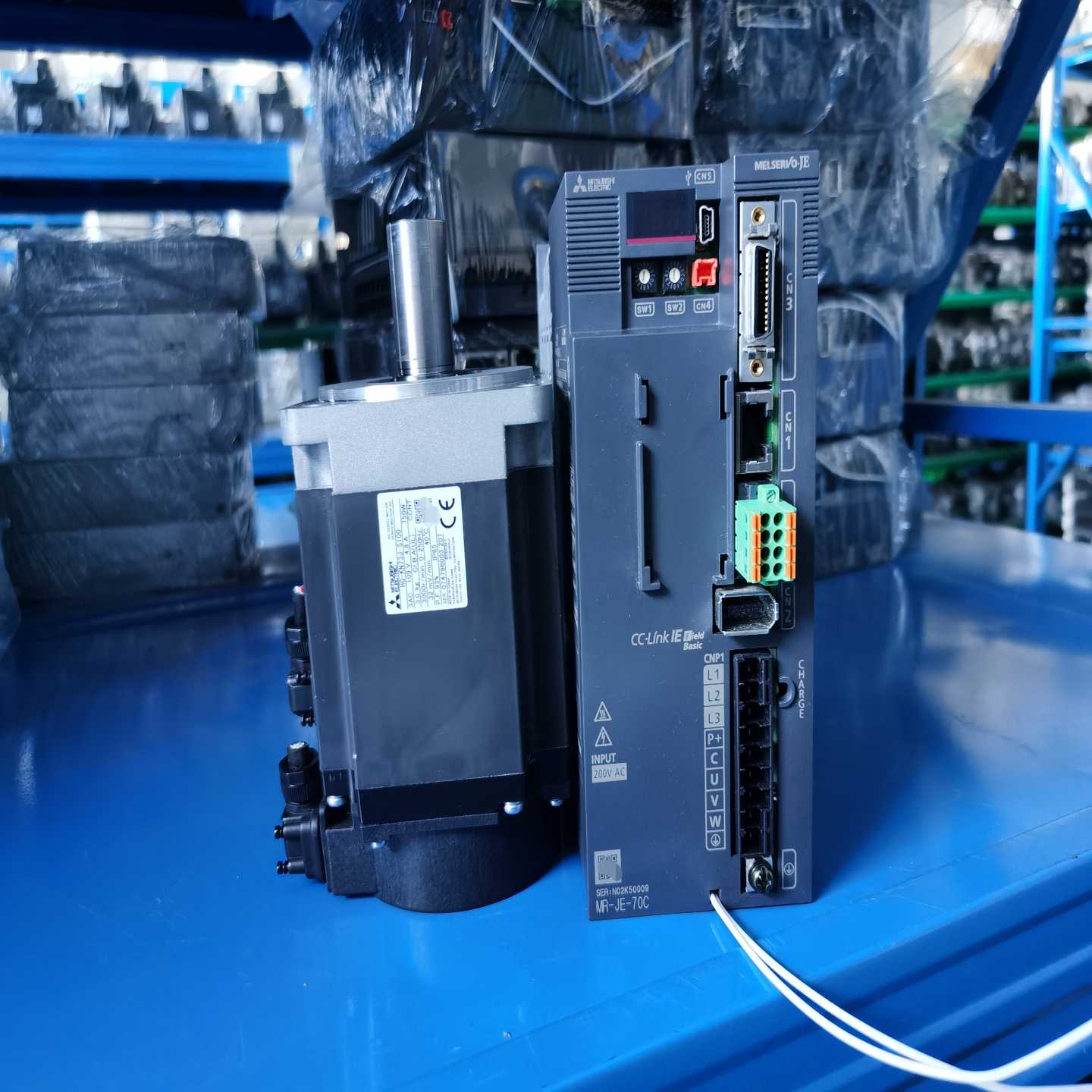 议价三菱伺服MR-JE-70C/HG-KN73J-S100电机套