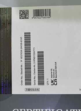 6ES7650-8PA00-1AA0ET200PASMART电源模块6ES765C08PA001AA