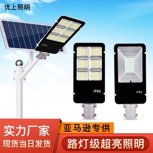 太陽能路燈感應庭院遙控一體化小金豆投光燈solarlights