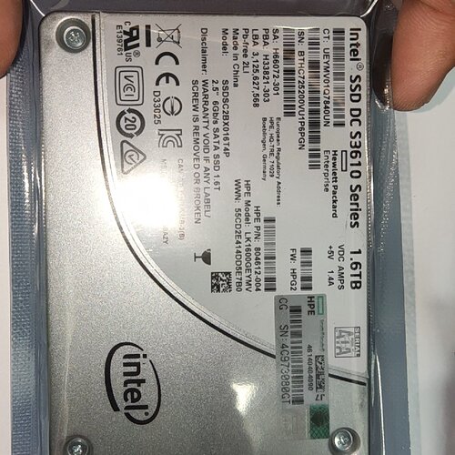 寻“”Intel DC S3610 1.6T SSD 1.6TB