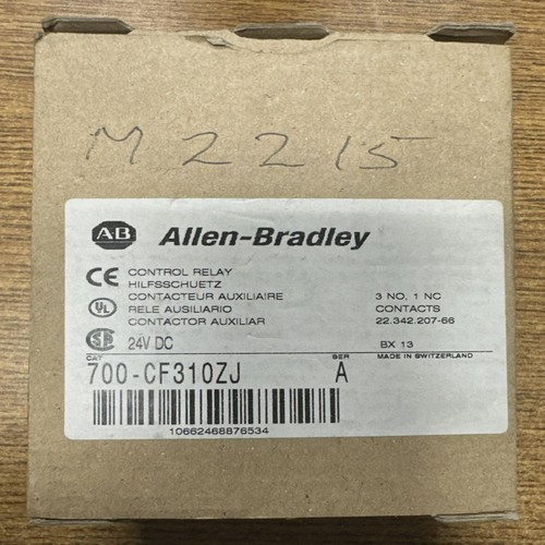 ALLEN-BRADLEY700-CF310ZJCONTROLRELAY24VDC3NO/1NC**NEW