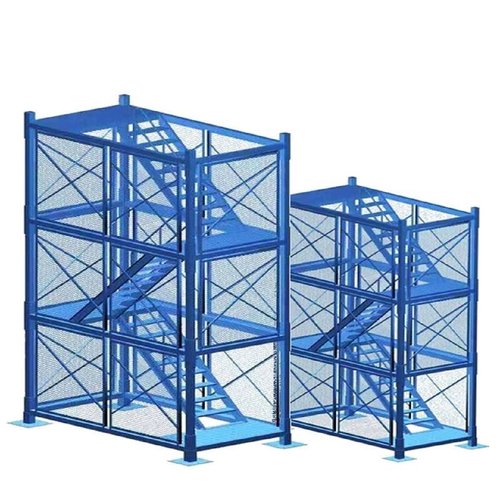 安全施工梯笼爬梯盖梁墩柱操作平台桥梁高空作业防护基坑马道梯笼