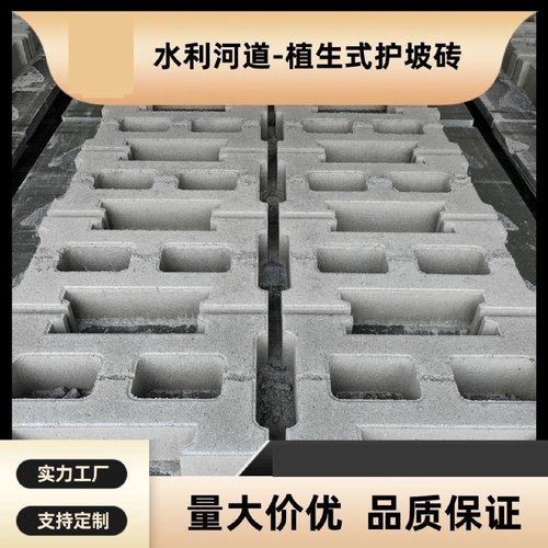 工字连锁砖河道护坡砖生态砖挡土砖六角砖六棱块实心空心混凝土砖