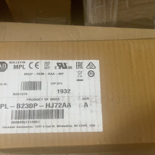 【询价】allen bradley mpl-b230p-hj72aa