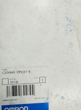 议价全新OMRONCPU模块C200HS-CPU31-E现货C200HS-CPU31-E现货出售