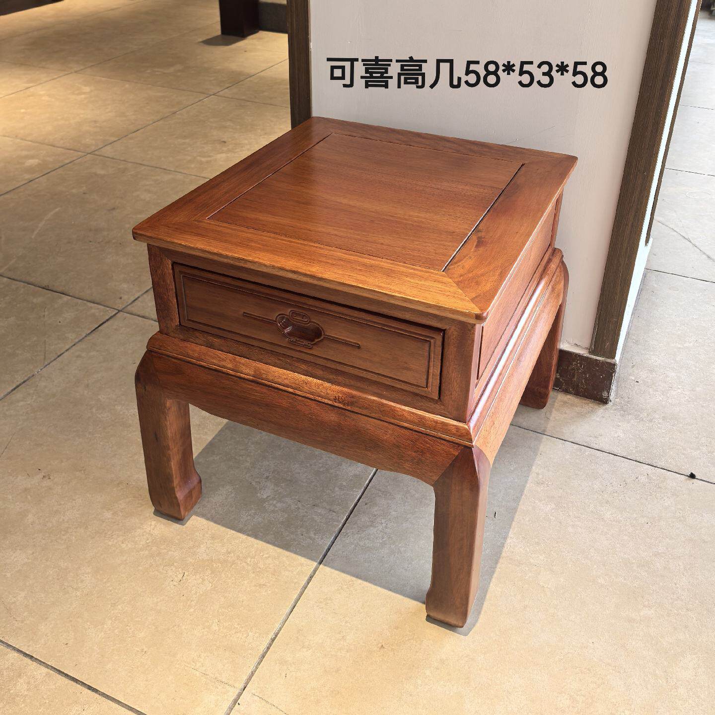 红木茶几波萝格木沙发角几电话几菠罗格方几东阳红木高几小茶几