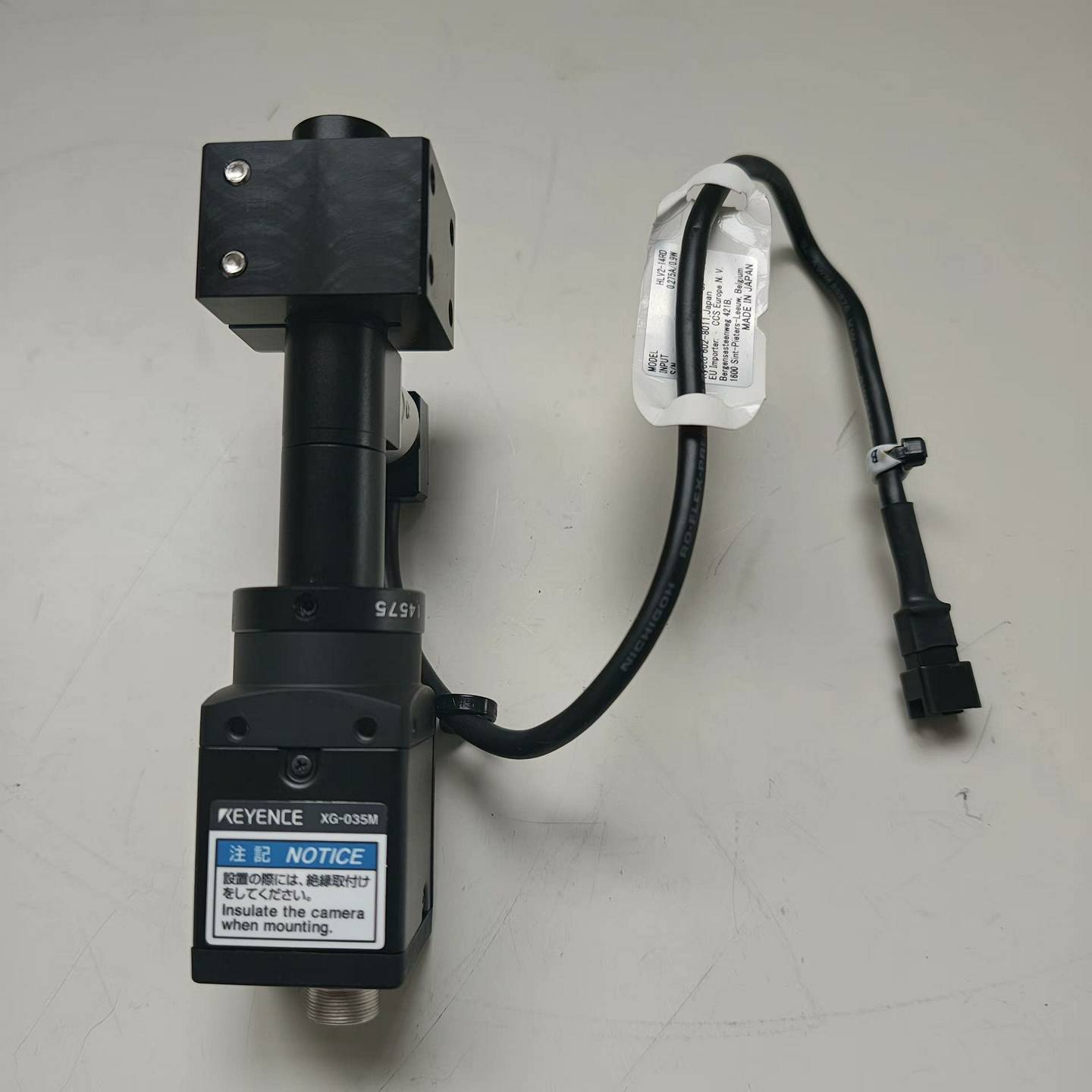 Keyence基恩士二手工业相机XG-035M配套线HLV2--议价商品