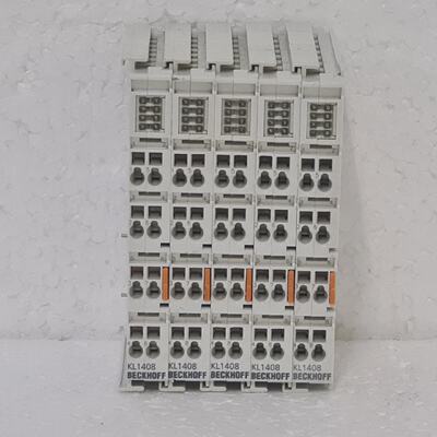 Lot of 5 BECKHOFF KL1408 8channel digital input 24 V DC 3 ms