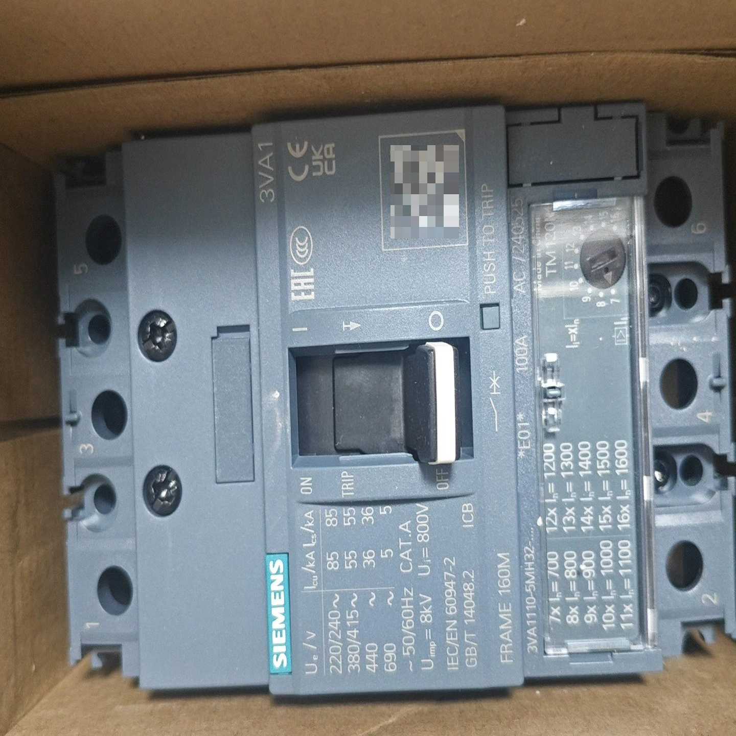 空开3VA1110-5MH32-0AA03VA9询价