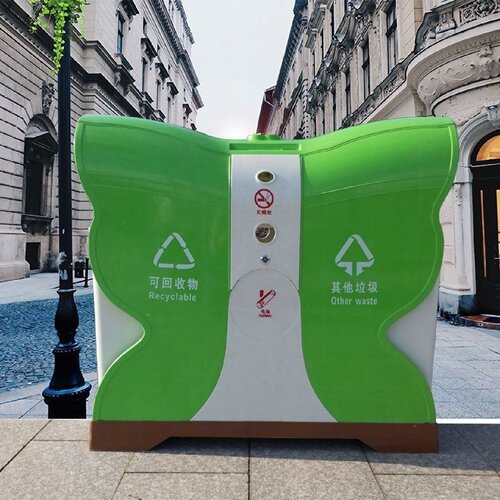 户外垃圾桶内胆玻璃钢内桶方形铝塑内筒圆形环卫果皮箱收纳桶定制