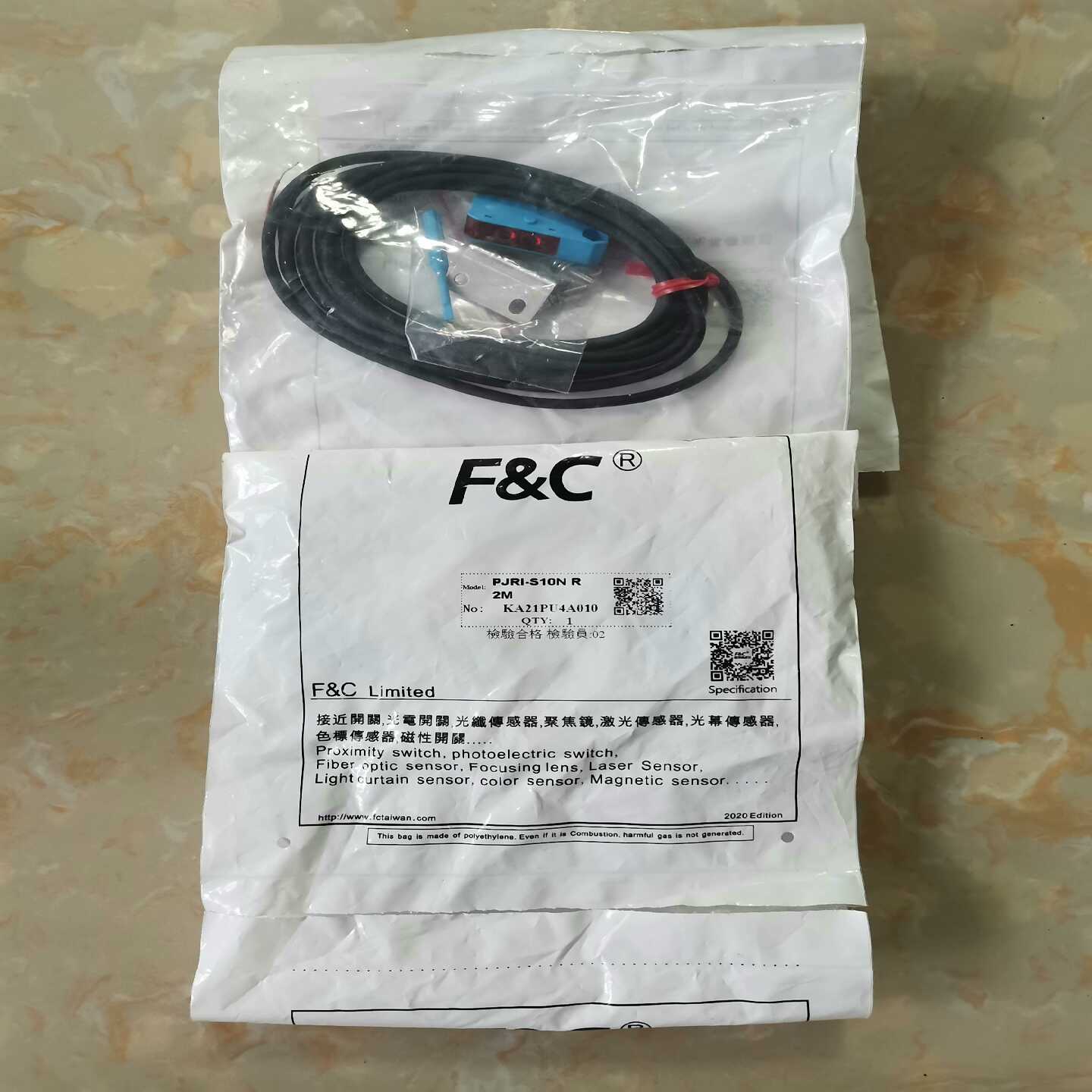 议价嘉准PJRI-S10NR传感器，全新有包装